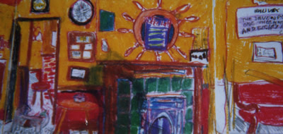 Alexandra Tavern - the fireplace