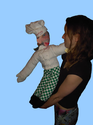 Eloise O'Hare with the Replacement Daddy Doll
