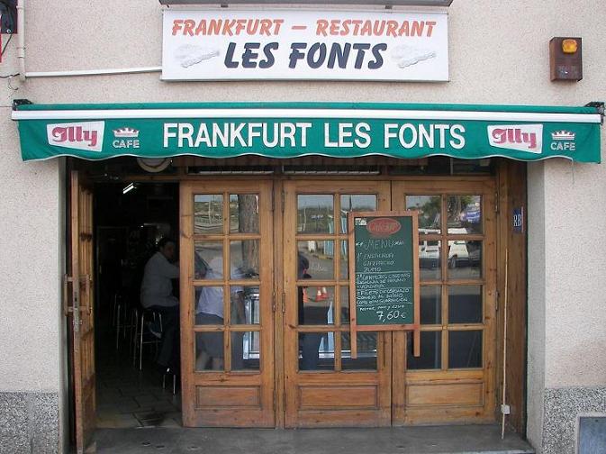 RESTAURANTE- FRANKFURT LES FONTS
