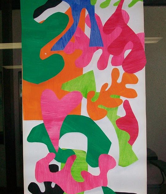 Henri Matisse "Painting with Scissors" Modern Art 4 Kids
