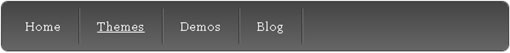 Menu Navigasi Gradient Linear Dengan CSS3- Slick Navigasi Black Dop