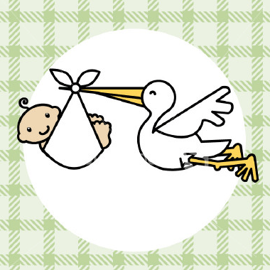 free stork baby clip art