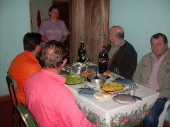 Almoço casa do missionario Roberto
