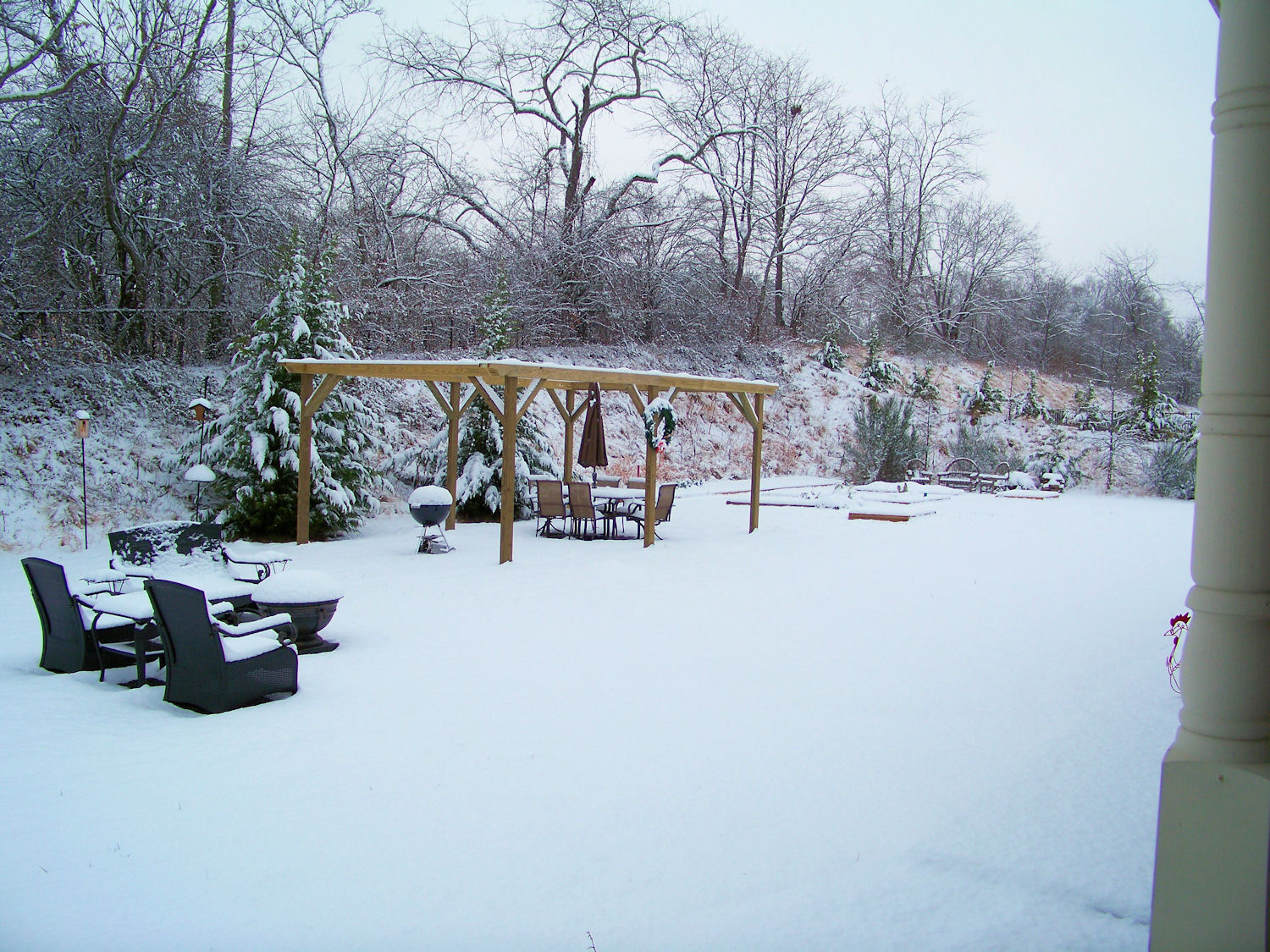 The Comforts of Home A Winter Pergola