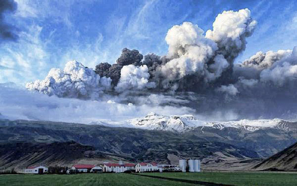 iceland volcano. Crazy Icelandic volcano!