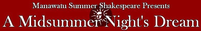 Summer Shakespeare - A Midsummer Night's Dream