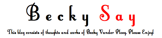 becky say