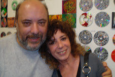 Inauguración de la muestra de CD`s intervenidos en Dorinda, Jorge González Perrín y Silvia Jabif