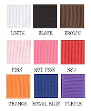 7/8" Solid Grosgrain Colors