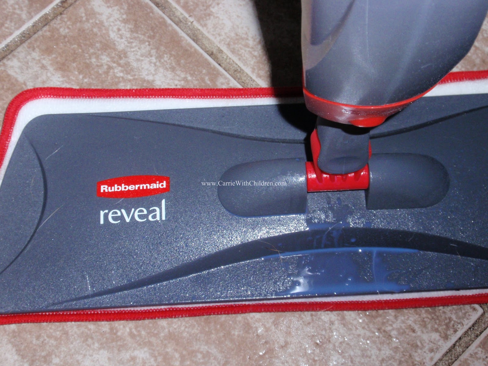 Rubbermaid Reveal Mop Makes Floors Shine Carrie with Children