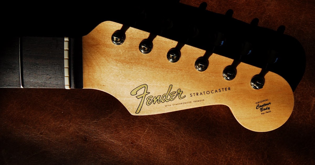 Custom Stratocaster Nut Installed