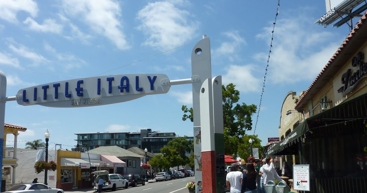 Trace my footsteps San Diego Little Italy