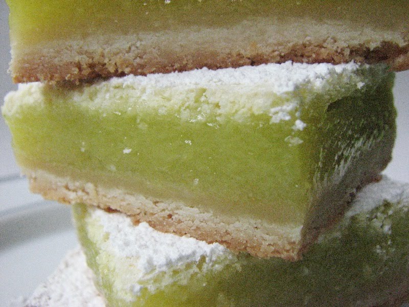 Heidi Bakes Lime Bars