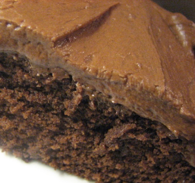 Heidi Bakes Old Fashioned Chocolate Fudge Snack Cake With Fudge Icing