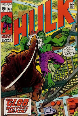 Incredible Hulk #129, the Leader and the Glob, Herb Trimpe Incredible Hulk #129, the Leader and the Glob, Herb Trimpe