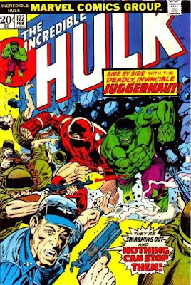 Incredible Hulk #172, the Juggernaut Incredible Hulk #172, the Juggernaut