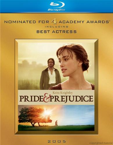  Prejudice film starring Keira Knightley & Matthew Macfadyen on Blu-ray.