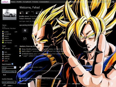 Anime Orkut Themes .