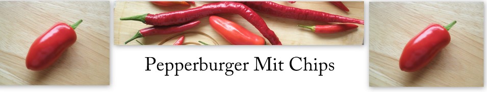 Pepper Burger Mit Chips