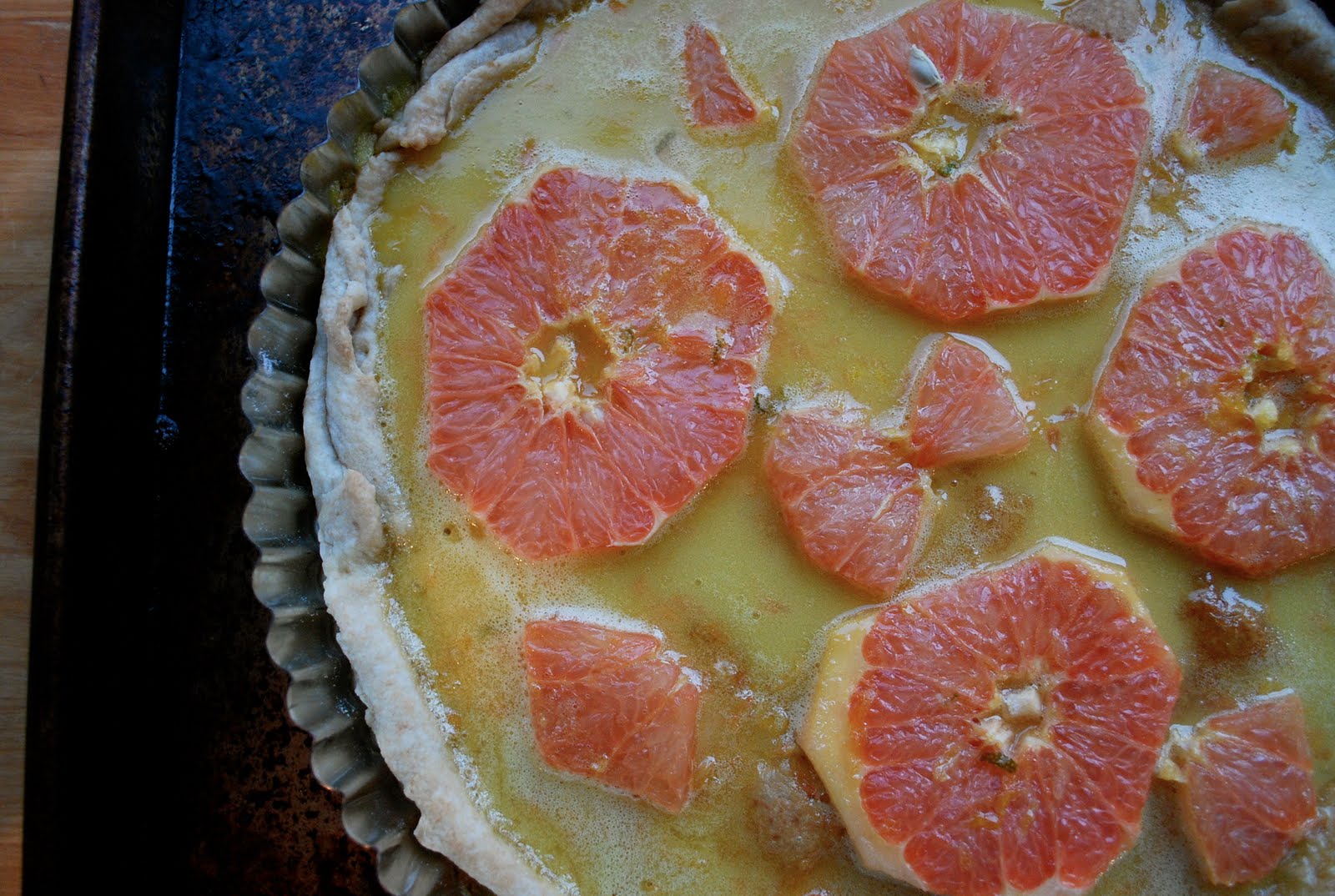 grapefruit tart Brooklyn Supper