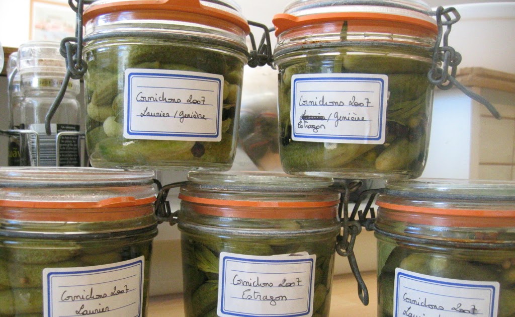 Cornichons maison