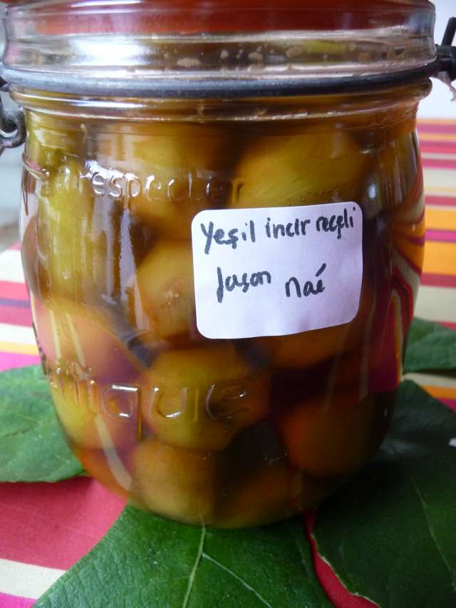 Confiture de figues vertes (pas mûres)