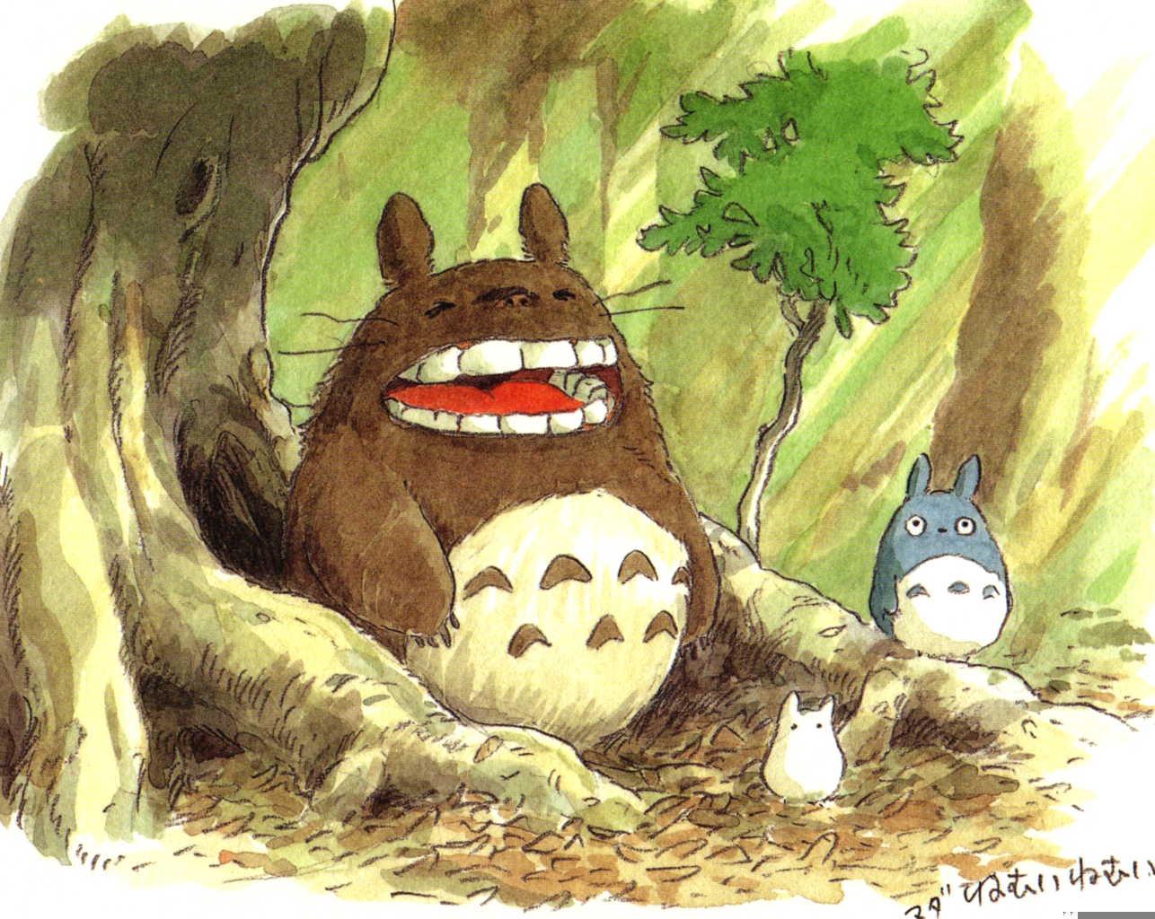 Totoro Yawn
