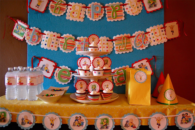caillou party supplies