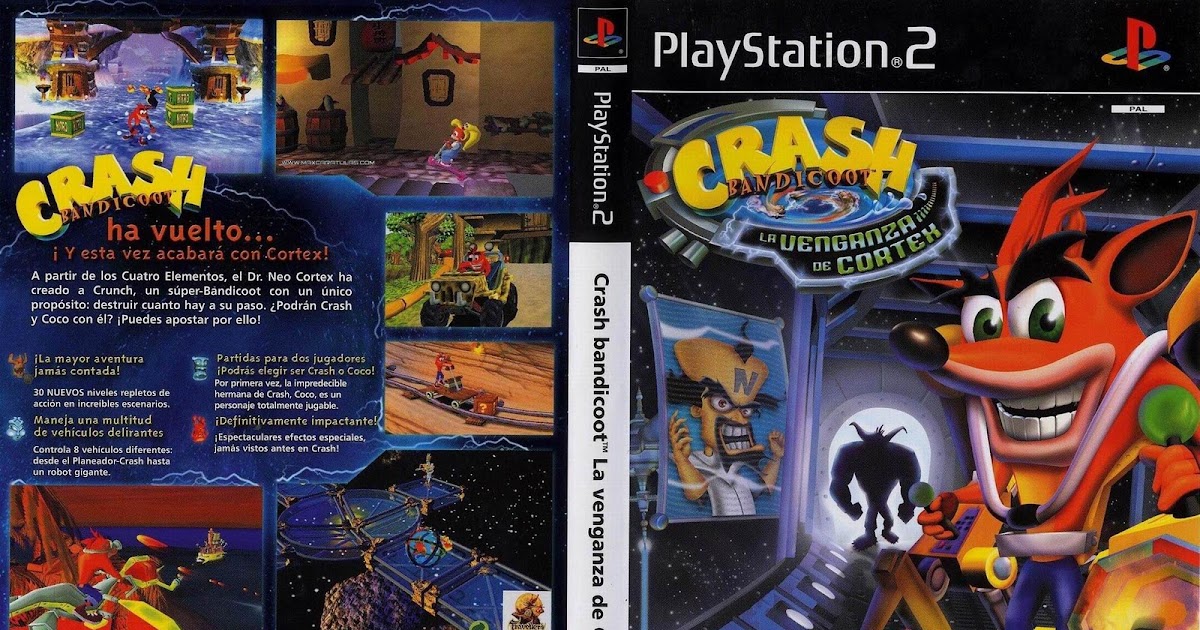 Video Club de los Valles Juegos PS2 CRASH BANDICOOT