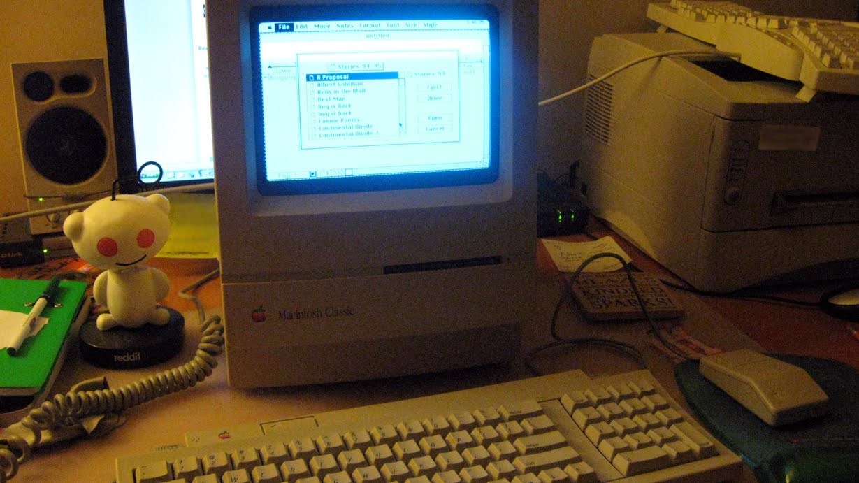 Inside the Hotdog Factory My old Mac Classic, circa 1991