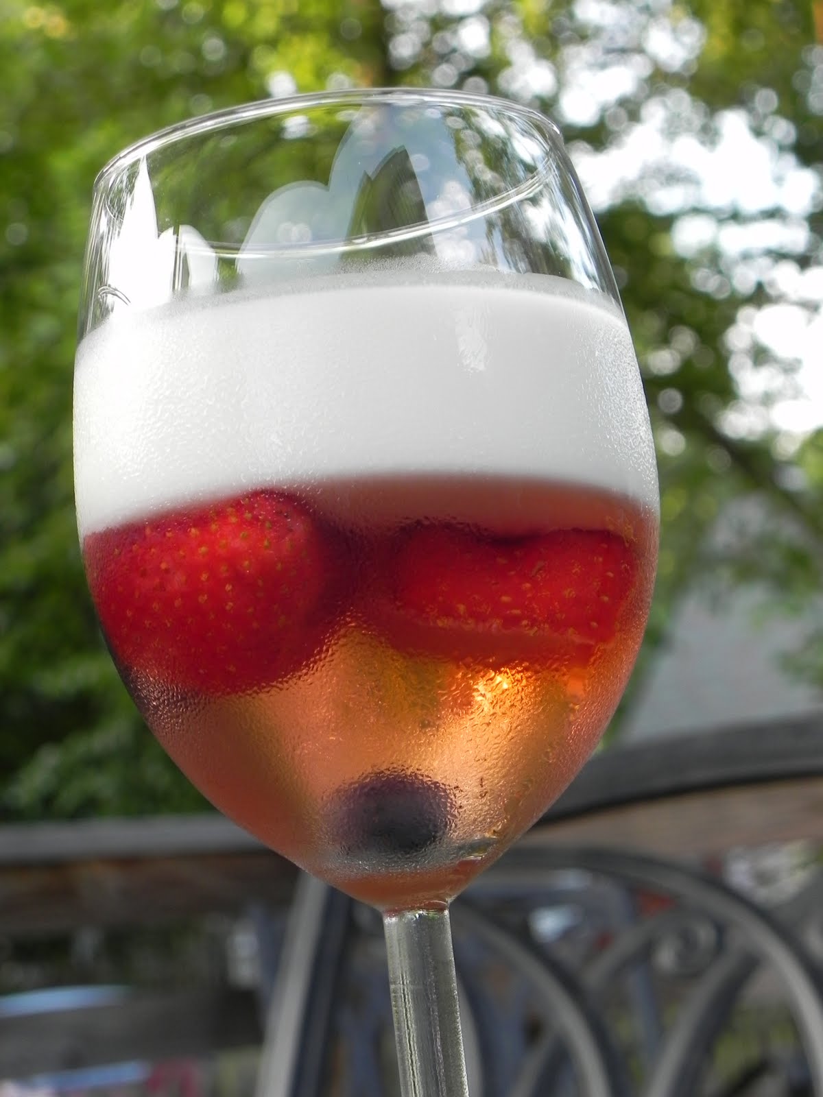 Pink Tea Strawberry White Grape Jello with Fresh Fruit and Panna Cotta