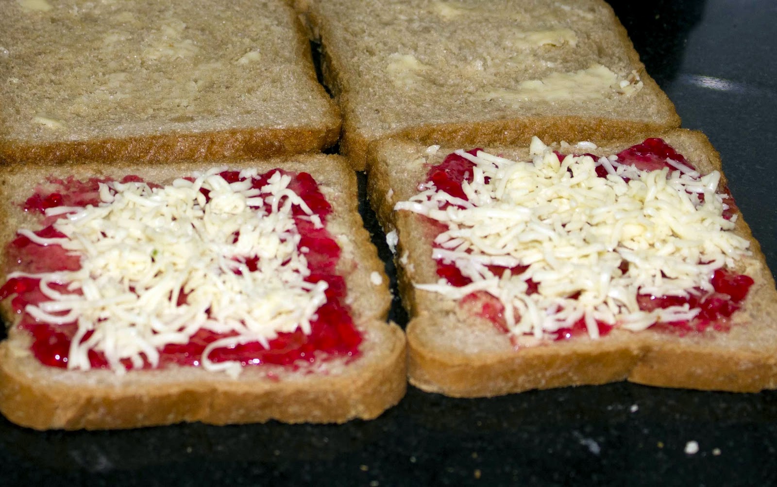 Jam n Cheese Sandwich