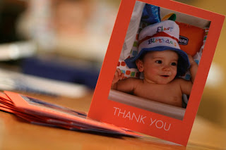 Customized thank you cards