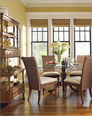        Stanley-Furniture-Sunset-Key-Rum-Antilles-Cane---Under---Glass---Top-Dining-Table-Set~img~STA~STA3202_l
