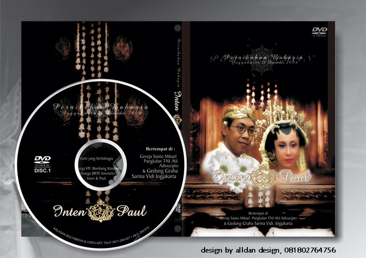 Godhong Teles: Desain Cover Wedding DVD #04