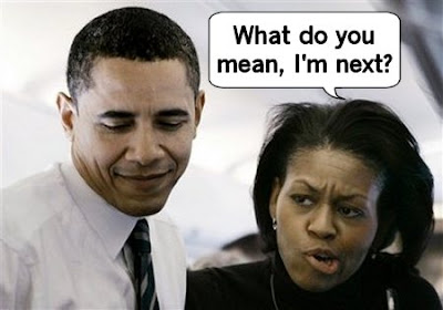 Barack tells Michele that she is next under the bus