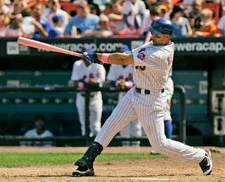 Carlos Beltran homered with his pink bat