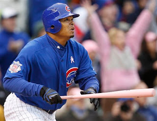 Daryle Ward's pink bat