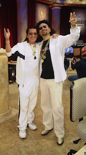Daniel Negreanu dressed as Scotty Nguyen