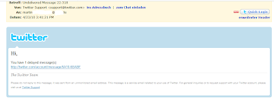 actual twitter email spam or scam