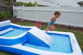 inflatable pool with slide costco