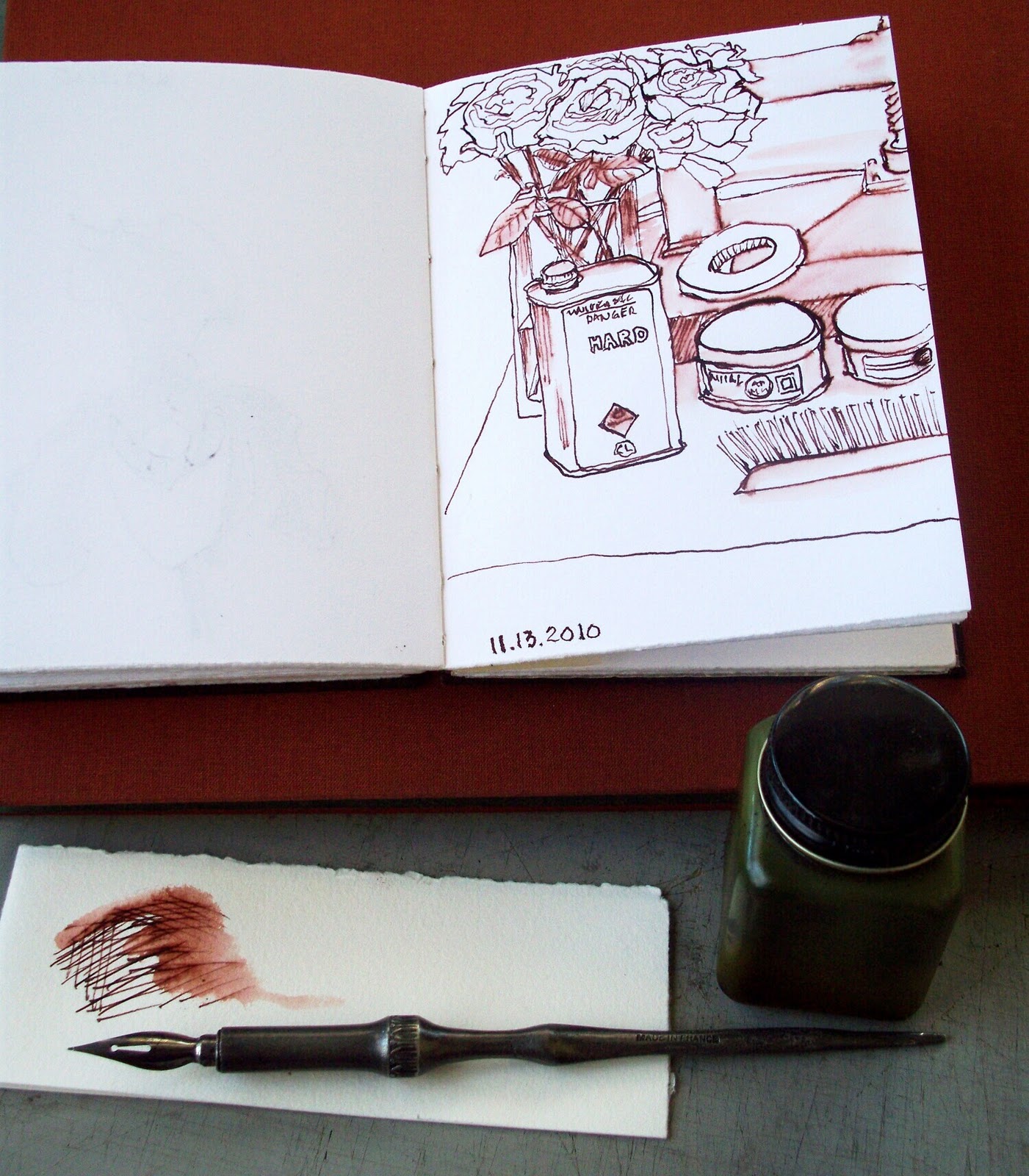 Urban Sketchers Washington DC fountain pens