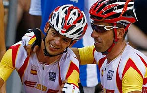 Tauler y Llaneras gana la plata en madison