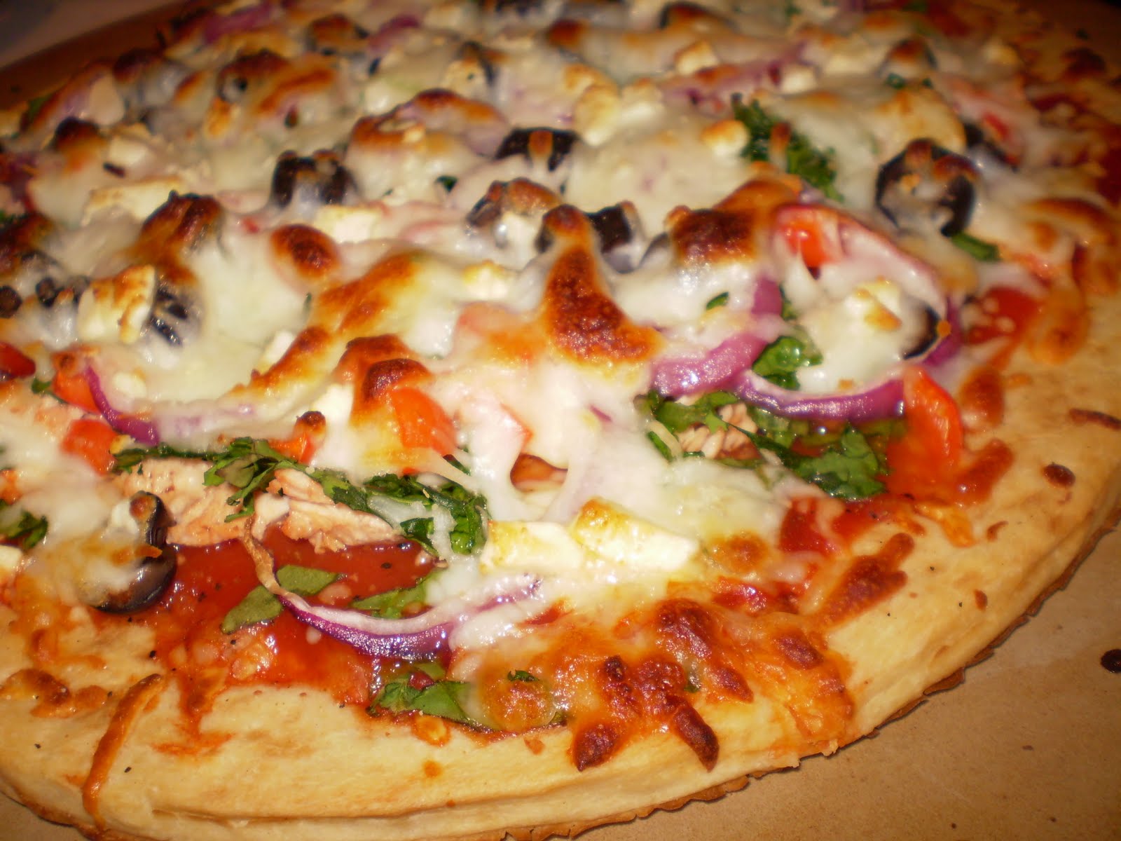 What's for dinner Easy Greek Pizza