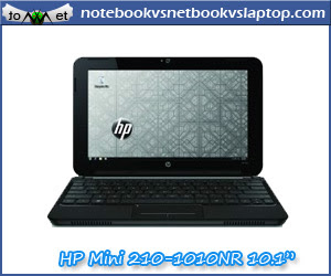 HP MINI 210-1010NR 10.1-INCH BLACK NETBOOK - 4.25 HOURS OF BATTERY LIFE