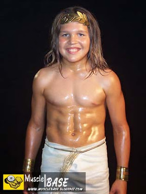 Richard Sandrak ( Little Hercules ) Strongest boy of the world.