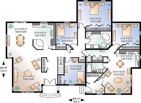 Apartment Floor Plans 1 Bedroom With Den