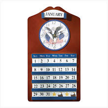 American Eagle Clock and Calendar
