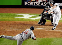 MN Twins pitching to the NY Yankees
