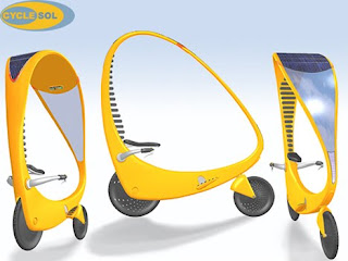 Solar Powered Electric Bike - 10 Desain Sepeda yang Unik dan Futuristik - Simbya